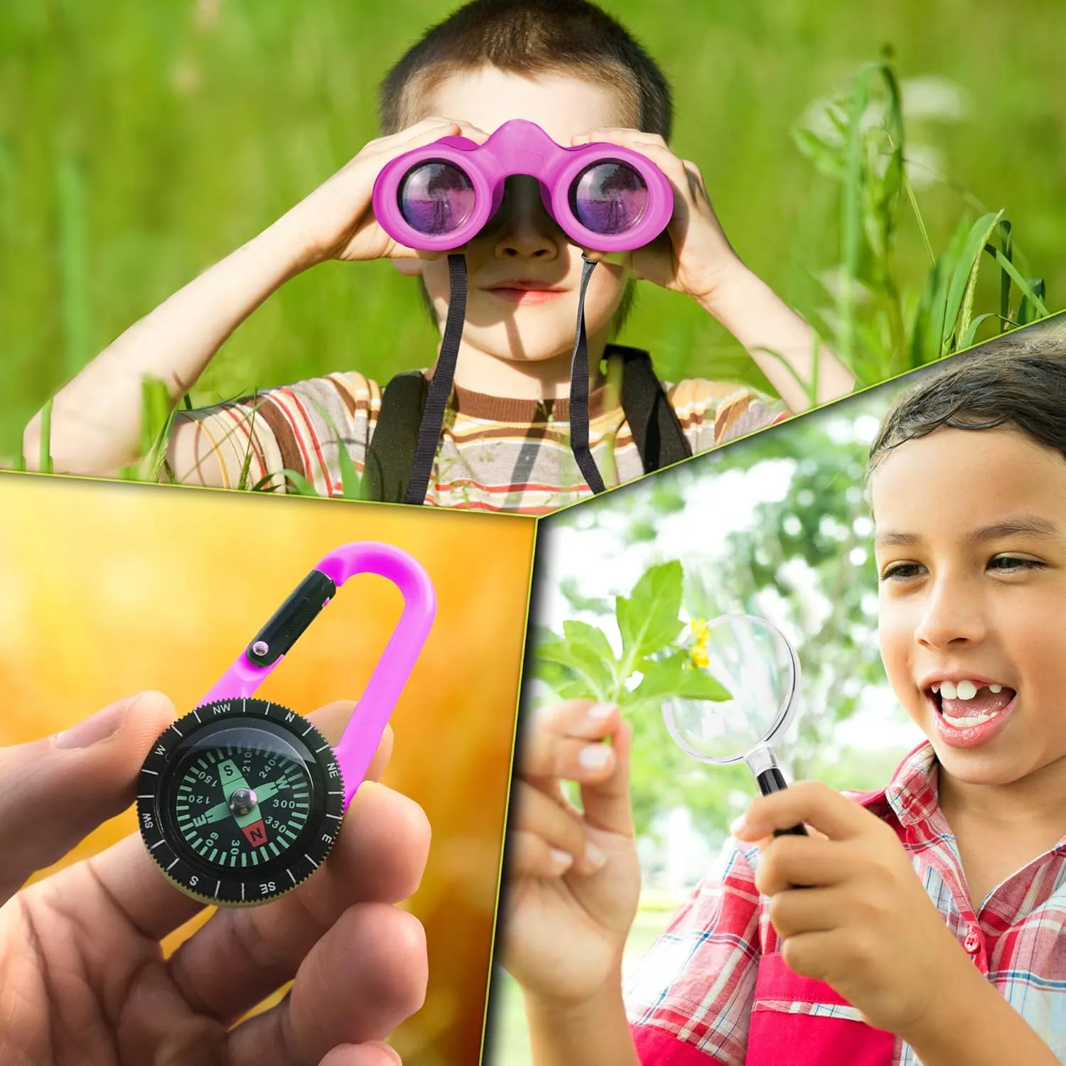 Explorer's Vision: Kids Nature Binoculars for Outdoor Adventures and Wildlife Observation