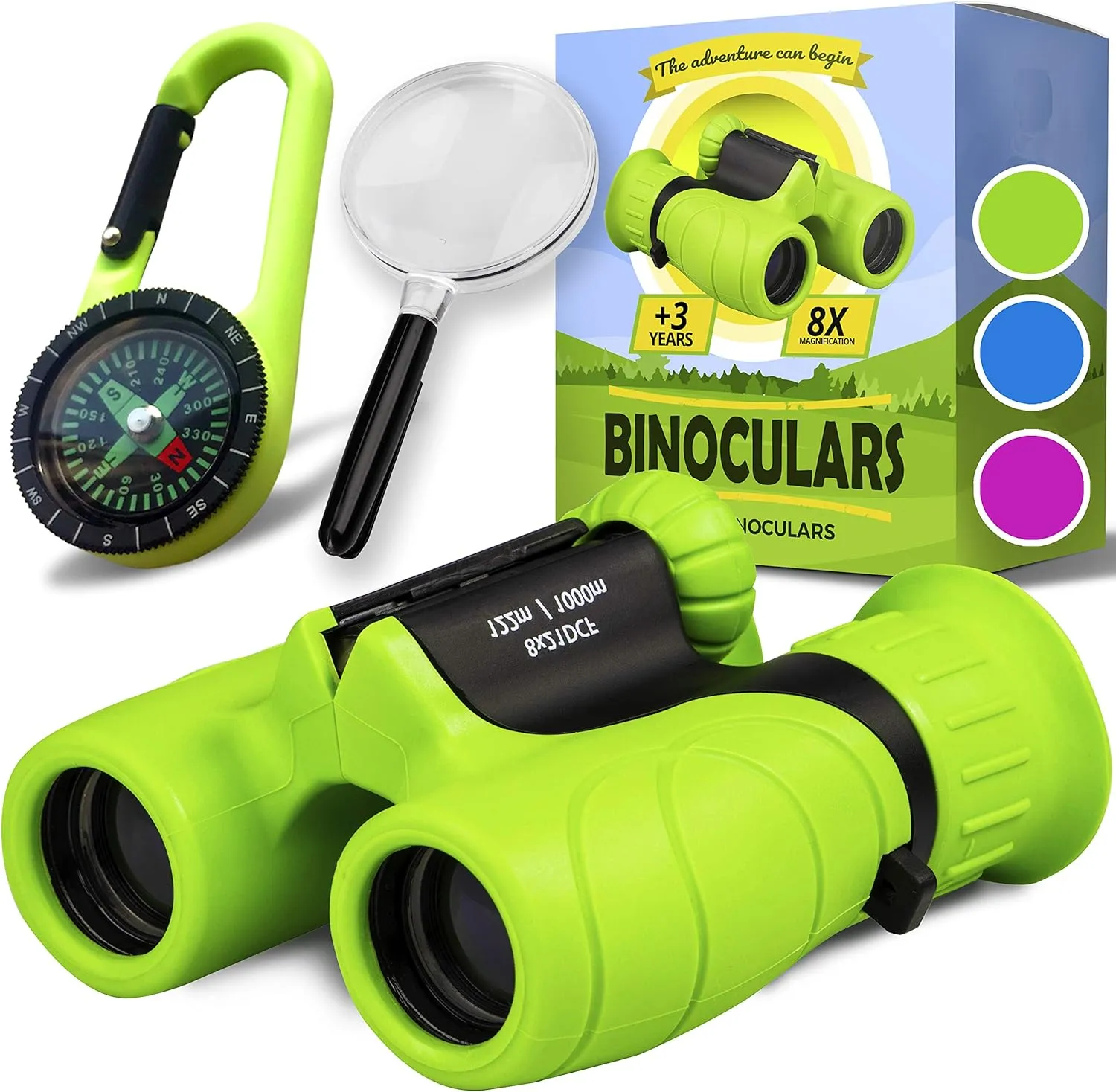 Explorer's Vision: Kids Nature Binoculars for Outdoor Adventures and Wildlife Observation