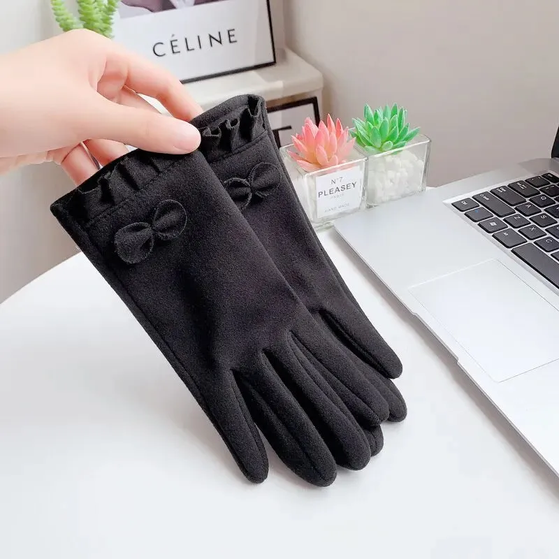 Women's Winter Touchscreen Windproof Gloves -  Cold-Resistant Cycling & Sports Gear